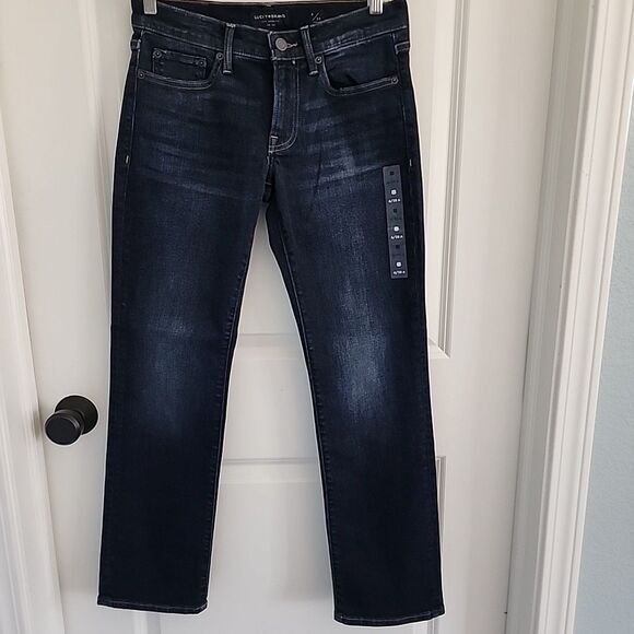 Lucky Brand Jeans Womens 6/28 Sweet Mid Rise Straight Ankle Dark Wash Denim - Picture 1 of 7